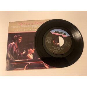 Dionne & Friends 7" Vinyl Single "Thats What Friends Are For" Featuring Elton Jo